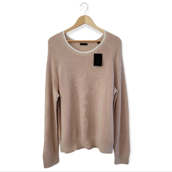 ATM Cotton & Cashmere Blend RIbbed Sweater XL NEW NWT - Picture 2 of 9
